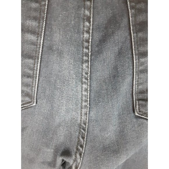 Frame Denim Le High Flare Dark Wash Jeans High Waist Stretch Zip Fly Roxy 30 - Picture 9 of 11